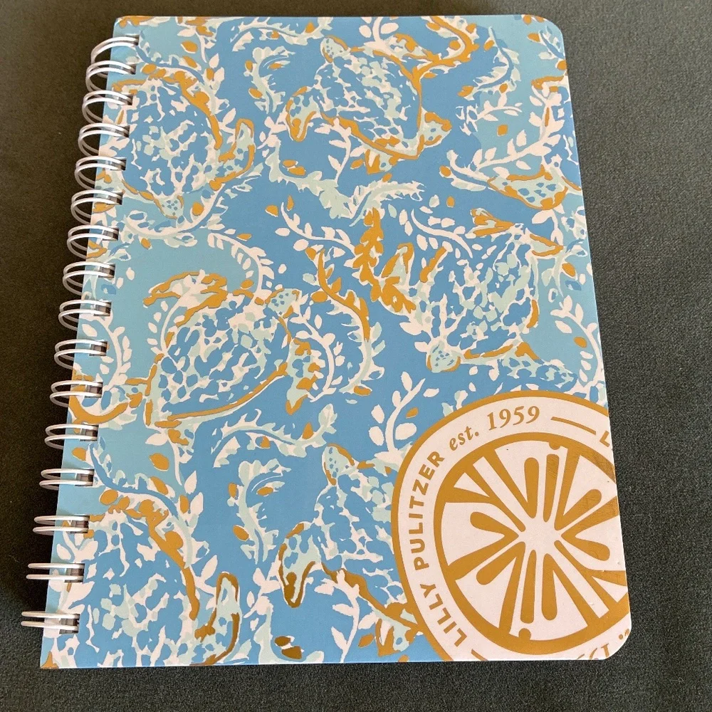NEW Lilly Pulitzer spiral bound notebook journal gift idea - Picture 1 of 6